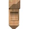 Ekena Millwork Merced Arts and Crafts Smooth Bracket w/ Offset Brace, Western Red Cedar, 7 1/2"W x 20"D x 20"H BKT0806X20X20MRC03SWR - alternate 2